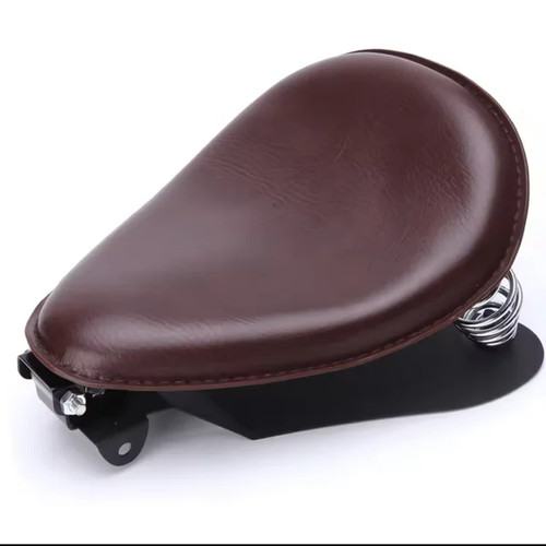 Harley davidson brown bobber - harley,